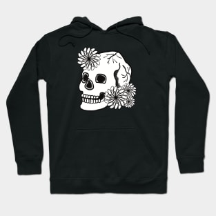 Skull & flowers Hoodie